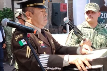 General Cruz Aguilar asume mando militar en San Luis Potosí
