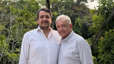 AMLO respalda a Andy López Beltrán, candidato en Tabasco
