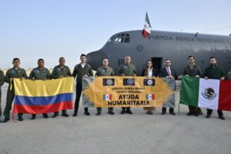 México envía 58.5 toneladas de ayuda humanitaria a Colombia