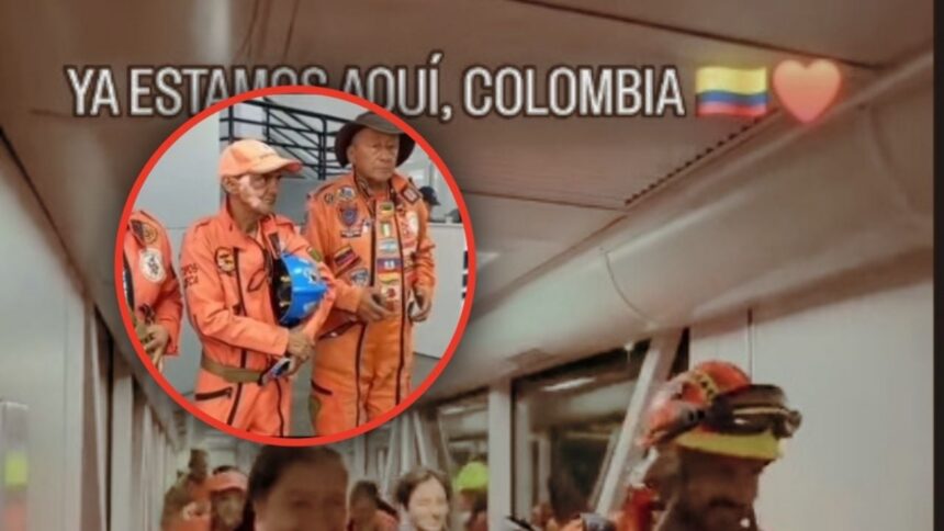 Topos Azteca apoyan rescate en Colombia tras sismo de 7.4