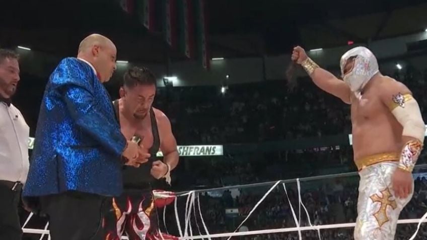 Místico rapa a Averno en el 93 aniversario de la lucha libre