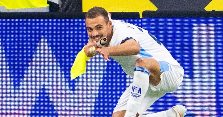 Expulsan a jugador de Israel por celebración polémica en Nations League