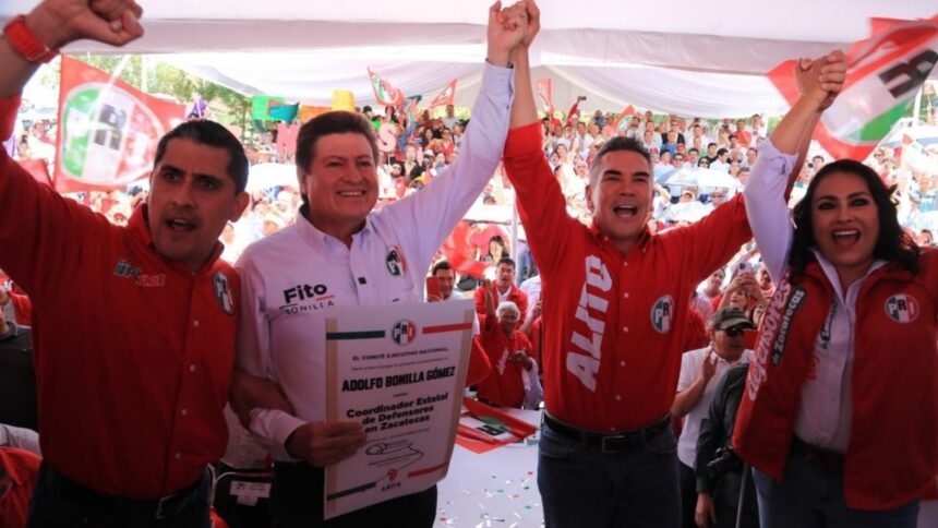 PRI, PAN y PRD preparan alianza para recuperar Zacatecas en 2027