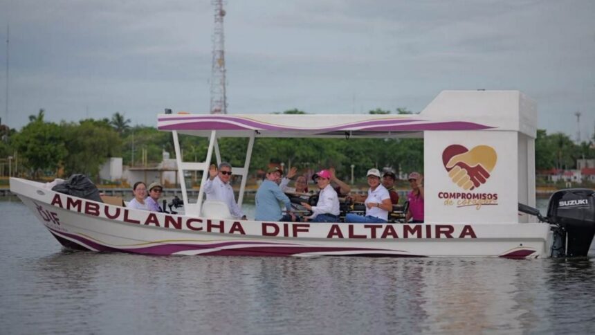 Altamira inaugura ambulancha y muelle para emergencias médicas