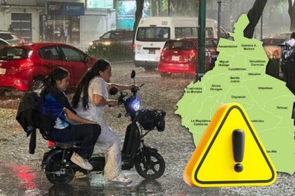 Alerta amarilla en CDMX por lluvias fuertes en todas las alcaldías